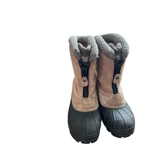 Sorel Ellesmere II Womens Snow Winter Boots Tan Black Size 8 Zipper Warm - Picture 13 of 15